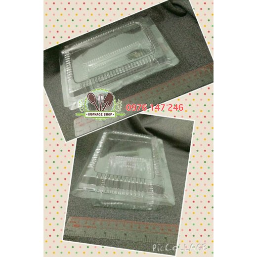 Hộp nhựa gập chữ nhật H55