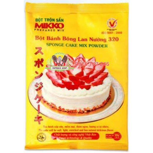 Bột bông lan nướng Mikko 320