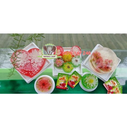 Bột rau câu dẻo jelly Hoàng Yến (Rovin)