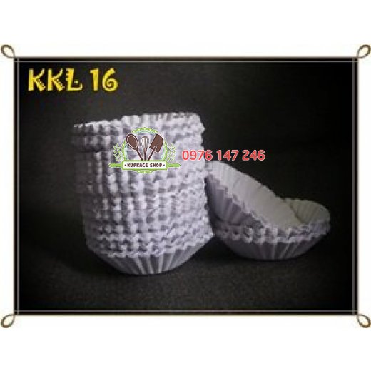 Chén giấy lót trắng trơn số 10 (500c)