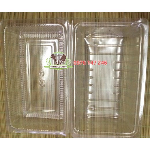 Hộp nhựa gập chữ nhật H143