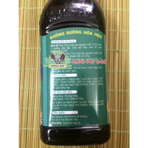 Sinh tố nguyên chất Golden Farm 500ml - Việt Quất