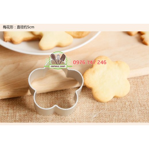 Khuôn nhấn bánh quy TQ - hình hoa Khuôn nhấn bánh quy TQ - hình hoa