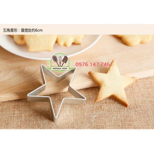 Khuôn nhấn bánh quy TQ - hình ngôi sao
