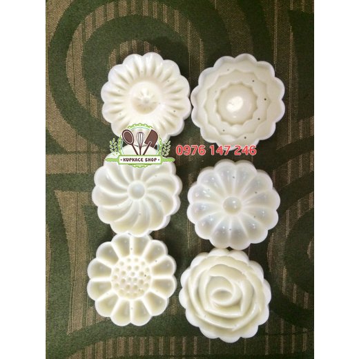 Khuôn lò xo 50gr tròn 6 mặt hoa Khuôn lò xo 50gr tròn 6 mặt hoa