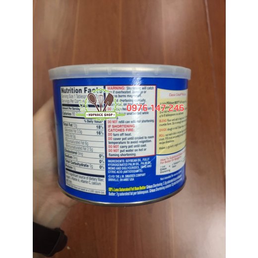 Shortening Crisco 454gr Shortening Crisco 454gr