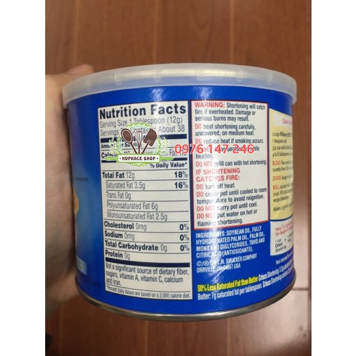 Shortening Crisco 454gr Shortening Crisco 454gr