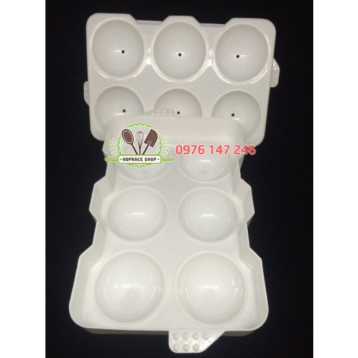 Vĩ đá nhựa 6 lỗ tròn 6cm Vĩ đá nhựa 6 lỗ tròn 6cm