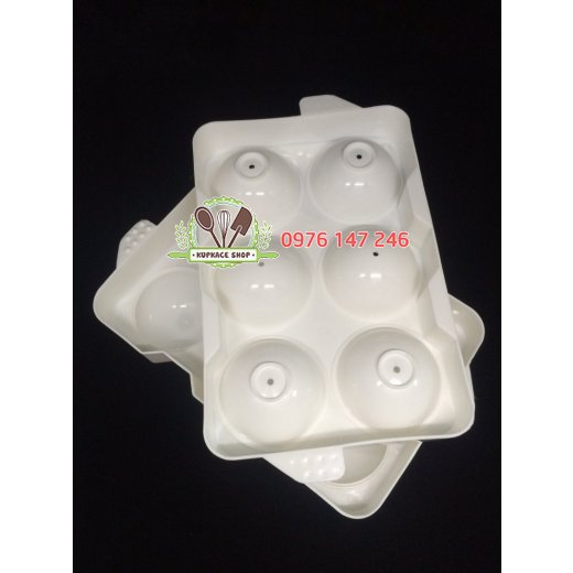 Vĩ đá nhựa 6 lỗ tròn 6cm Vĩ đá nhựa 6 lỗ tròn 6cm
