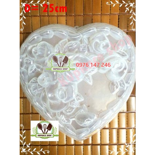 Khuôn đổ rau câu nhựa 25cm