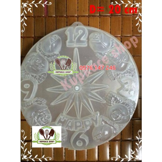 Khuôn đổ rau câu nhựa 20cm