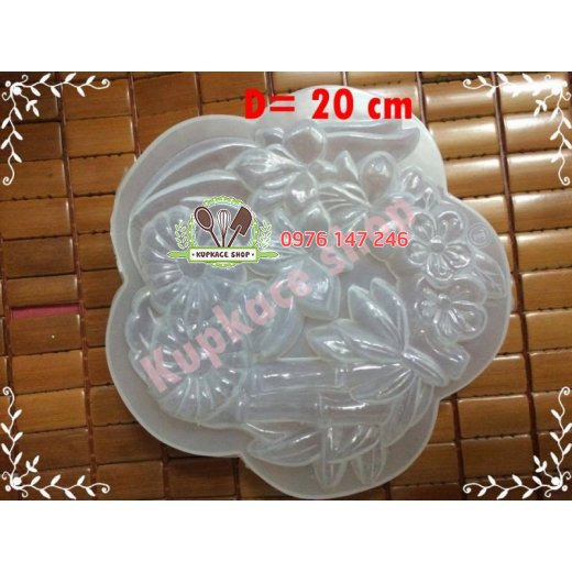 Khuôn đổ rau câu nhựa 20cm
