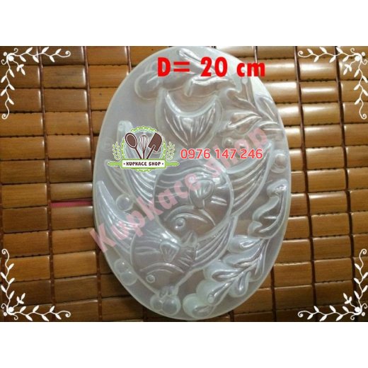Khuôn đổ rau câu nhựa 20cm