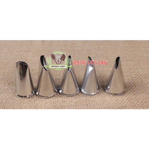 Bộ 5 đuôi bắt kem hoa hồng Bộ 5 đuôi bắt kem hoa hồng