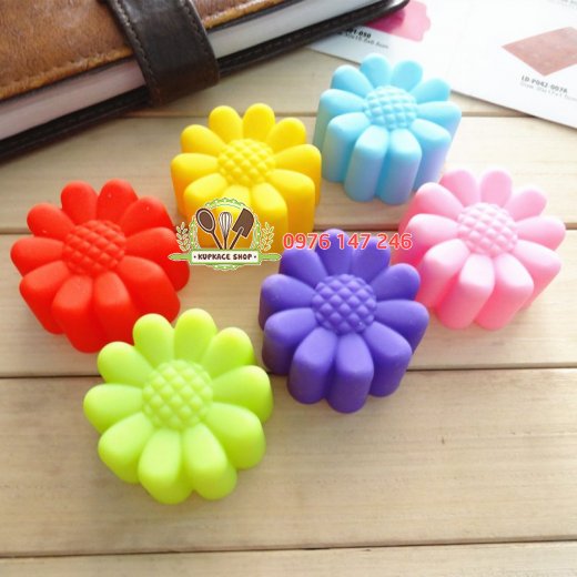 Set 10 Khuôn silicon rời hướng dương