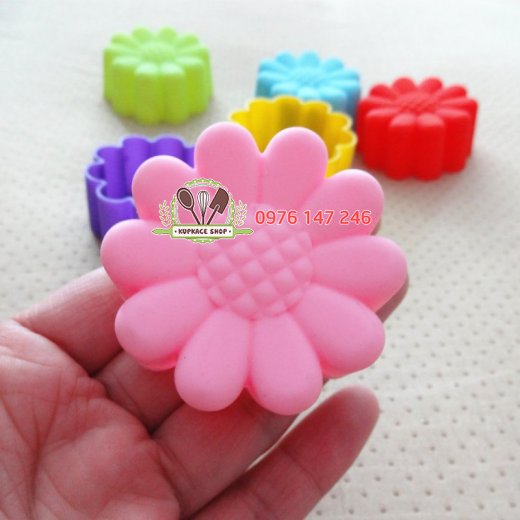 Set 10 Khuôn silicon rời hướng dương