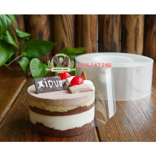 Viền bánh nylon MỀM cao 6cm Viền bánh nylon MỀM cao 6cm