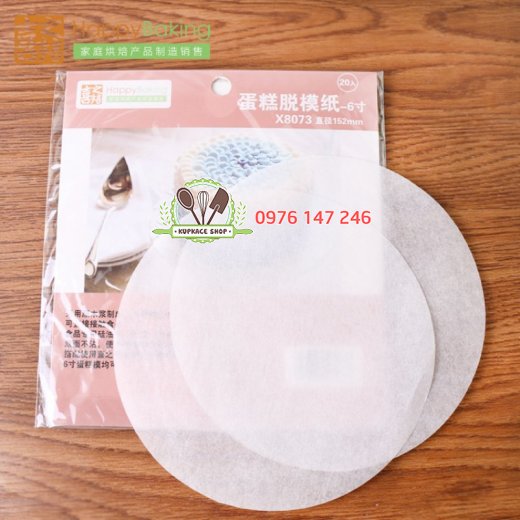 Giấy nến tròn cắt sẵn 20cm