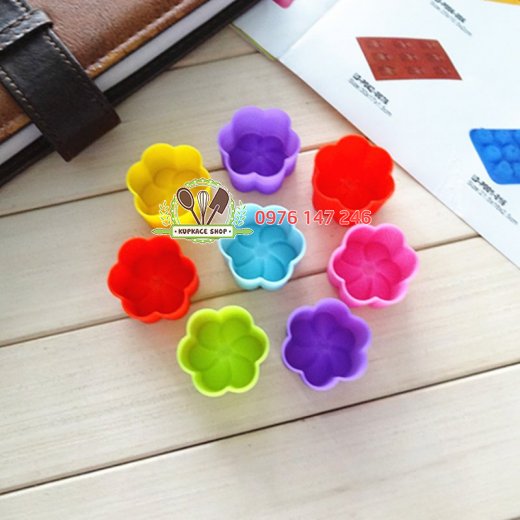 Set 10 Khuôn silicon rời hoa sứ
