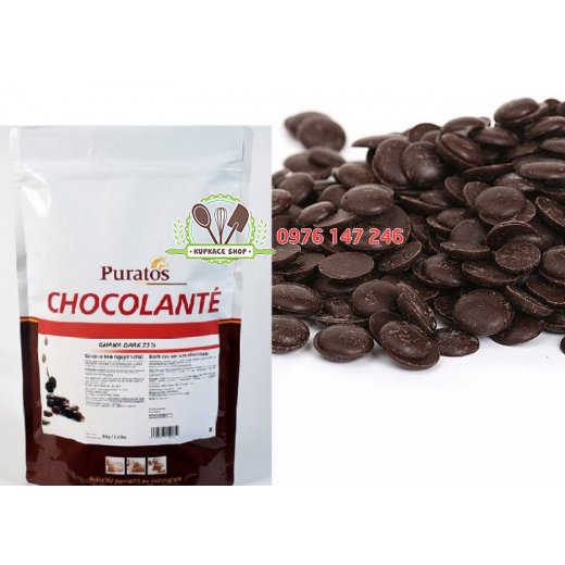 Sô cô la / Chocolate nút đen 75% Puratos
