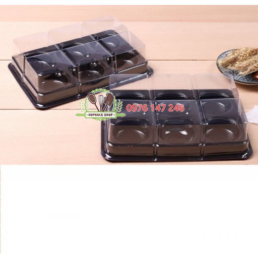 Hộp nhựa FG332 6 ô nắp đậy Hộp nhựa FG332 6 ô nắp đậy
