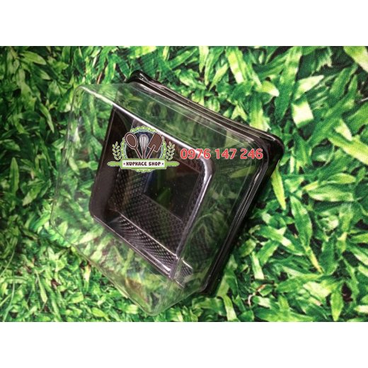 Hộp nhựa 1 bánh 125g mã XY80S nắp đậy