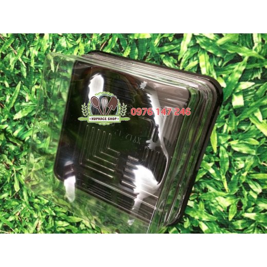 Hộp nhựa 1 bánh 125g mã XY80S nắp đậy