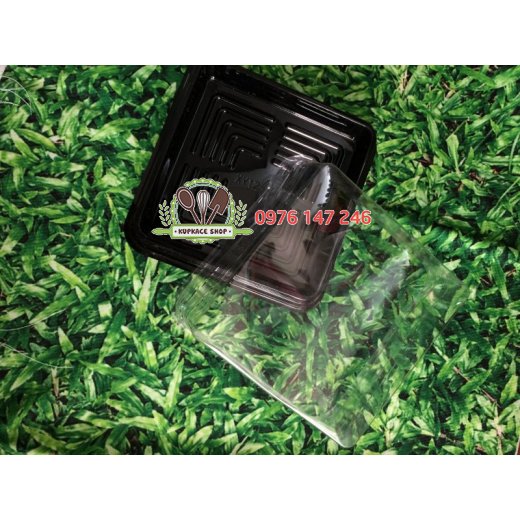 Hộp nhựa 1 bánh 125g mã XY80S nắp đậy