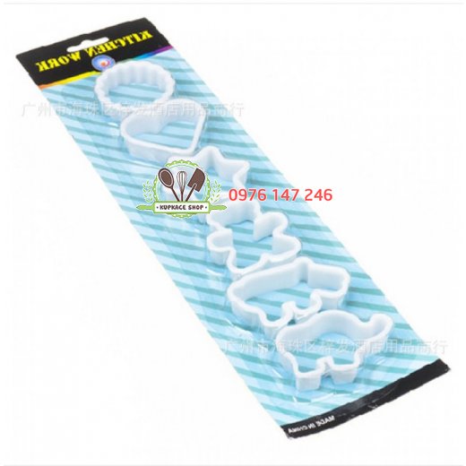Bộ nhấn cắt nhựa 6 hình Bộ nhấn cắt nhựa 6 hình