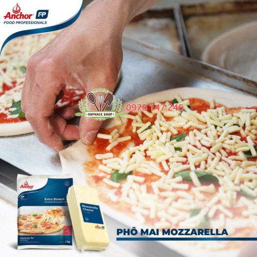 Phô mai mozzarella dạng TẢNG Anchor