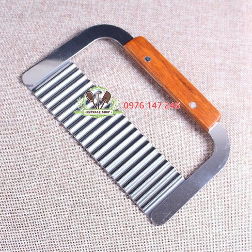 Dao lượn sóng cán gỗ Dao lượn sóng cán gỗ