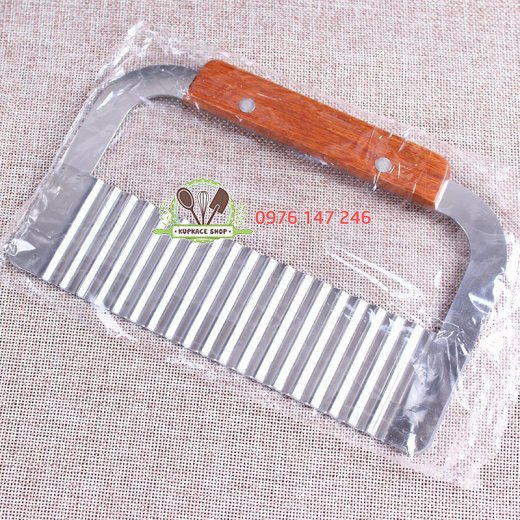 Dao lượn sóng cán gỗ Dao lượn sóng cán gỗ