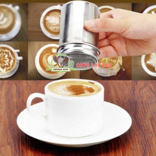 Hũ rắc cacao trà xanh có nắp