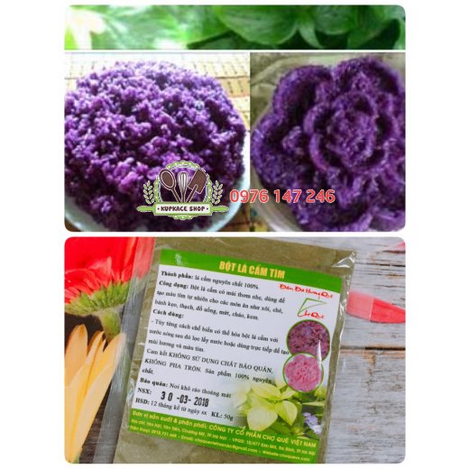 Bột Lá Cẩm CQ 50gr