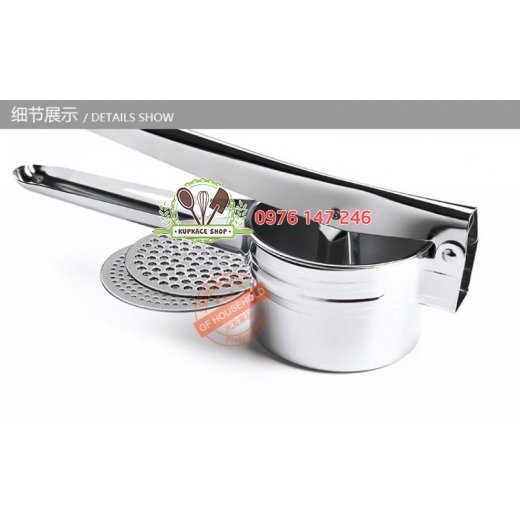 Dụng cụ ép đa năng 3 mặt inox Dụng cụ ép đa năng 3 mặt inox