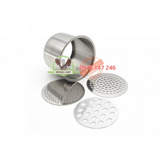 Dụng cụ ép đa năng 3 mặt inox Dụng cụ ép đa năng 3 mặt inox