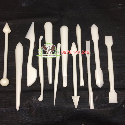 Tạo hình fondant wagashi - 12 que khắc Tạo hình fondant wagashi - 12 que khắc