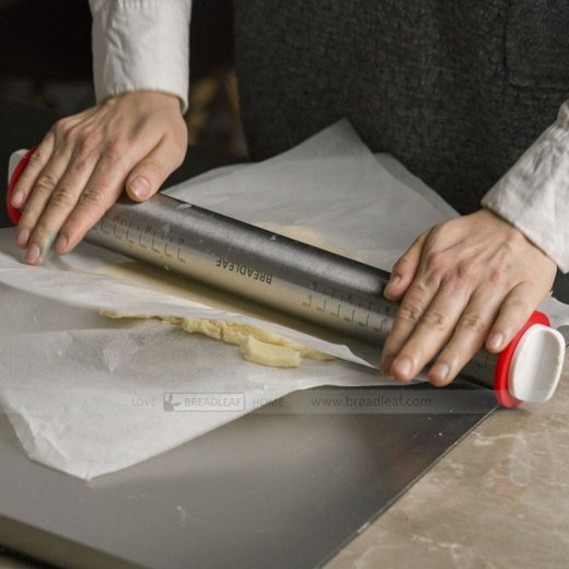 Cây cán bột inox điều chỉnh độ dày Cây cán bột inox điều chỉnh độ dày