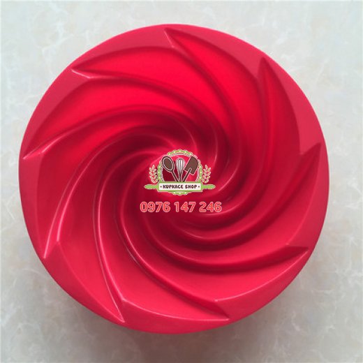 Khuôn silicon tròn xoáy có lõi 24cm Khuôn silicon tròn xoáy có lõi 24cm