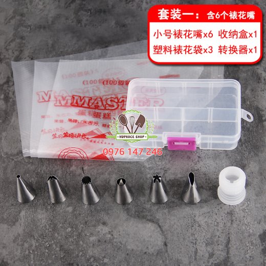 Bộ 6 đuôi + chốt + túi nylon Bộ 6 đuôi + chốt + túi nylon