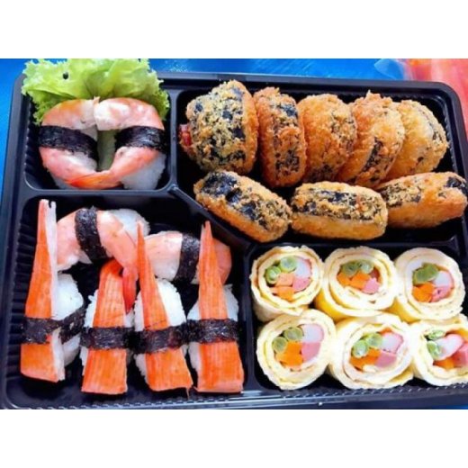 Hộp nhựa đậy chữ nhật đế đen 4 ngăn HT25 Hộp nhựa đậy chữ nhật đế đen 4 ngăn HT25