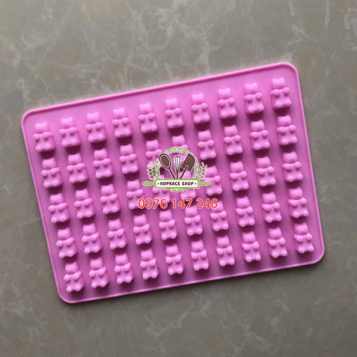 Khuôn silicon 50 gấu Khuôn silicon 50 gấu
