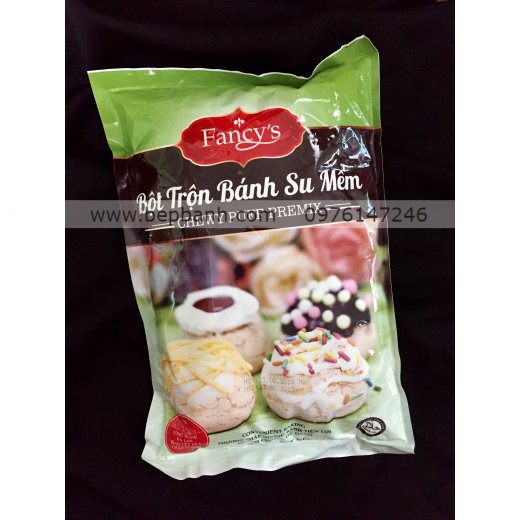 Bột trộn sẵn vỏ bánh su mềm chewy Fancy