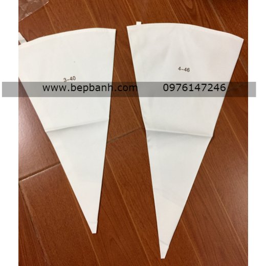 Túi vải bắt bông kem 3-40