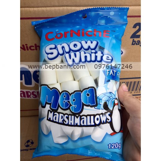 Kẹo Marshmallow trắng Snow White CorNiche 120g