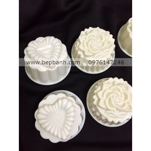 Bộ 6 khuôn rau câu trung thu 80gr Bộ 6 khuôn rau câu trung thu 80gr