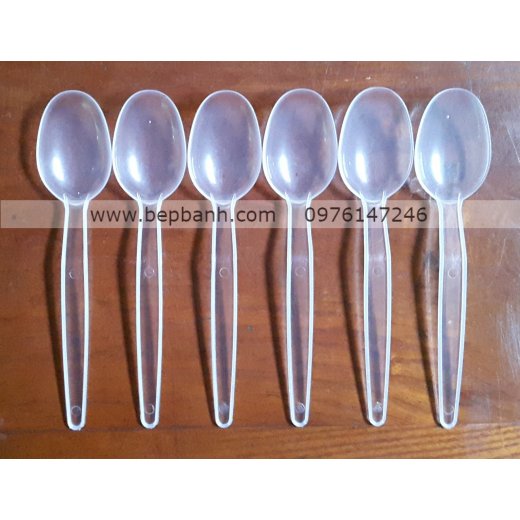 Muỗng nhựa dài gói 50 cái Muỗng nhựa dài gói 50 cái
