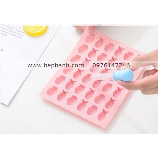 Khuôn silicon 36 con cá nhí Khuôn silicon 36 con cá nhí
