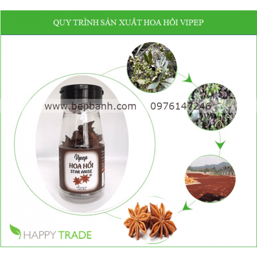 Tai vị / hoa hồi Vipep hũ 15gr Tai vị / hoa hồi Vipep hũ 15gr