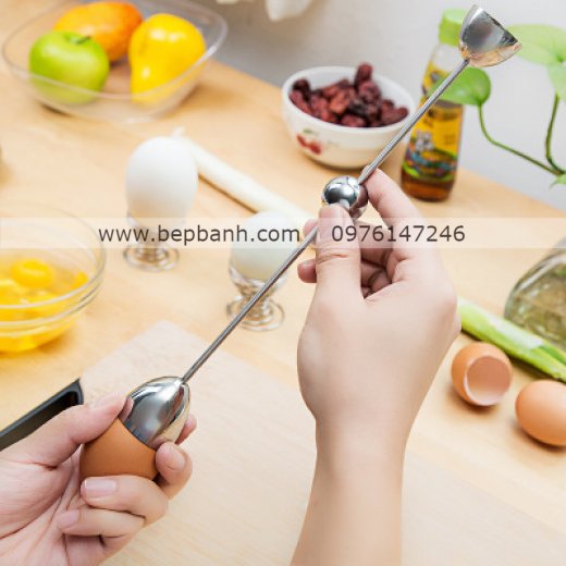 Dụng cụ cắt vỏ trứng 2 đầu / Egg Topper Dụng cụ cắt vỏ trứng 2 đầu / Egg Topper